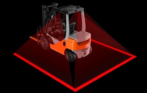 (*I*) FARO LINEAL LUZ ROJA DE SEGURIDAD | 10-80V AUTOELEVADOR