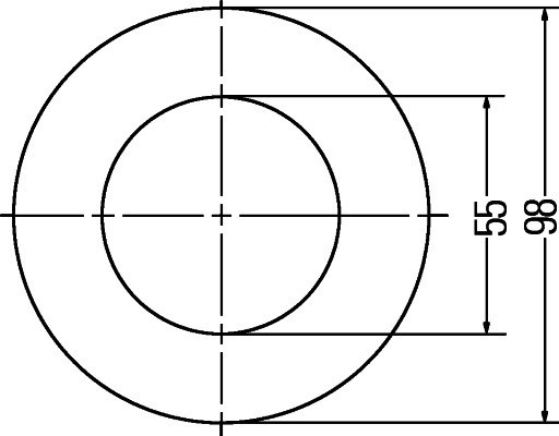 LED CIRCULAR TRILLAMP C/LED