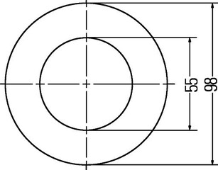 LED CIRCULAR TRILLAMP C/LED