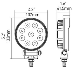 FARO LED REDONDO   Valuefit R700 - 24/12V – 700lm