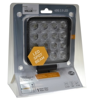 FARO LED CUADRADO Valuefit S2000 - 24/12V – 2500lm