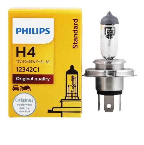 LAMPARA HALOGENA STD. H4 12342 12V 60/55W P43T-38